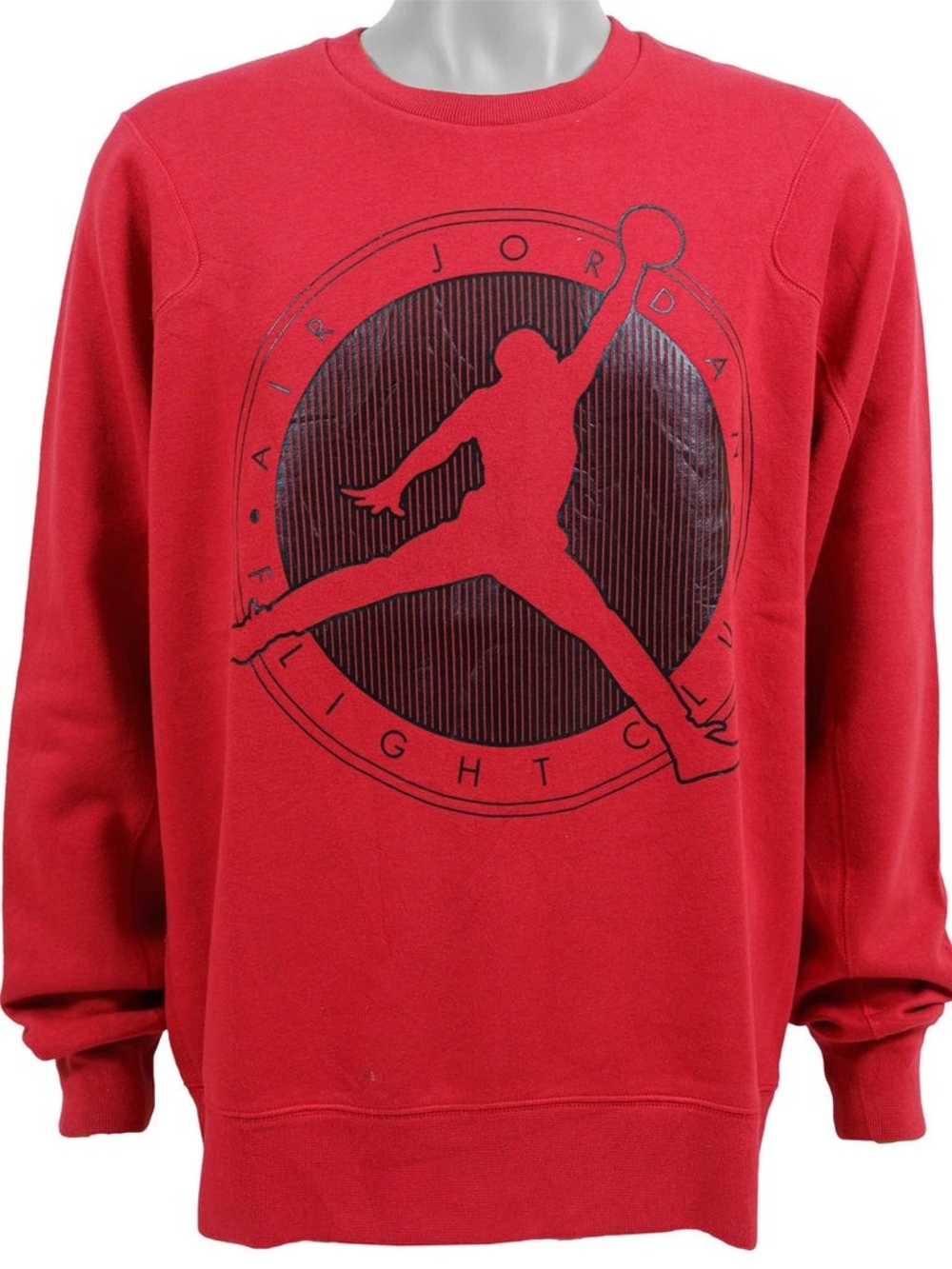 Vintage Y2k Jordan Jumpman Red Flight Club Sweatshirt Size XL